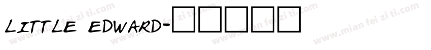 little edward字体转换